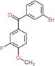 (3-bromophenyl)(3-fluoro-4-methoxyphenyl)methanone