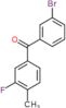 (3-bromophenyl)(3-fluoro-4-methylphenyl)methanone