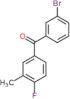 (3-bromophenyl)(4-fluoro-3-methylphenyl)methanone