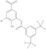 2-[[[3,5-Bis(trifluoromethyl)phenyl]oxidoimino]methyl]-6-bromo-4-nitrophenol