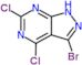 3-bromo-4,6-dichloro-1H-pyrazolo[3,4-d]pyrimidine