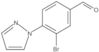 3-Bromo-4-(1H-pyrazol-1-yl)benzaldehyde