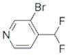 Pyridine, 3-bromo-4-(difluoromethyl)- (9CI)