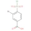 Benzoic acid, 3-bromo-4-(chlorosulfonyl)-