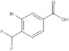 Benzoic acid, 3-bromo-4-(difluoromethyl)-