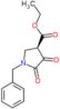 ethyl (3R)-1-benzyl-4,5-dioxopyrrolidine-3-carboxylate