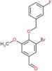 3-bromo-4-[(3-fluorobenzyl)oxy]-5-methoxybenzaldehyde