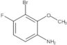 3-Bromo-4-fluoro-2-methoxybenzenamine