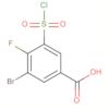 Benzoic acid, 3-bromo-5-(chlorosulfonyl)-4-fluoro-