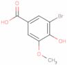 3-Bromo-4-hydroxy-5-methoxybenzoic acid