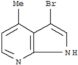 1H-Pyrrolo[2,3-b]pyridine,3-bromo-4-methyl-