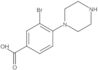 3-Bromo-4-(1-piperazinyl)benzoic acid