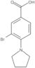 Benzoic acid, 3-bromo-4-(1-pyrrolidinyl)-