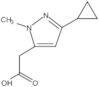 3-Cyclopropyl-1-methyl-1H-pyrazole-5-acetic acid