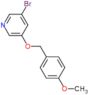 3-bromo-5-[(4-methoxybenzyl)oxy]pyridine