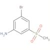 Benzenamine, 3-bromo-5-(methylsulfonyl)-