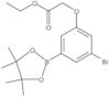 Ethyl 2-[3-bromo-5-(4,4,5,5-tetramethyl-1,3,2-dioxaborolan-2-yl)phenoxy]acetate