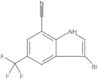 3-Bromo-5-(trifluoromethyl)-1H-indole-7-carbonitrile