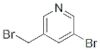 Pyridine, 3-bromo-5-(bromomethyl)- (9CI)