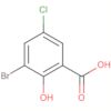 Benzoic acid, 3-bromo-5-chloro-2-hydroxy-