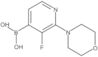 B-[3-Fluoro-2-(4-morpholinyl)-4-pyridinyl]boronic acid