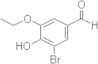 3-bromo-5-ethoxy-4-hydroxybenzaldehyde