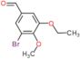 3-bromo-5-ethoxy-4-methoxybenzaldehyde