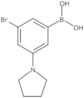 Ácido b-[3-bromo-5-(1-pirrolidinil)fenil]borónico