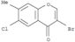 4H-1-Benzopyran-4-one,3-bromo-6-chloro-7-methyl-