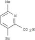 2-Pyridinecarboxylicacid, 3-bromo-6-methyl-