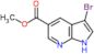 3-Bromo-1H-pyrrolo[2,3-b]pyridine-5-carboxylic acid methyl est