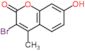 3-bromo-7-hydroxy-4-methyl-2H-chromen-2-one