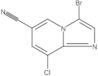 3-Bromo-8-chloroimidazo[1,2-a]pyridine-6-carbonitrile