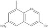 3-Bromo-8-methyl-6-quinolinamine