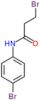 3-bromo-N-(4-bromophenyl)propanamide