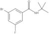 3-Bromo-N-(1,1-dimethylethyl)-5-fluorobenzamide