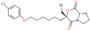 (3S,8aS)-3-(bromomethyl)-3-[6-(4-chlorophenoxy)hexyl]-6,7,8,8a-tetrahydropyrrolo[2,1-c][1,4]oxaz...