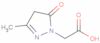 4,5-dihydro-3-methyl-5-oxo-1H-pyrazole-1-acetic acid