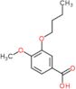 3-butoxy-4-methoxybenzoic acid