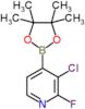 3-chloro-2-fluoro-4-(4,4,5,5-tetramethyl-1,3,2-dioxaborolan-2-yl)pyridine