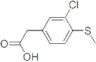 3-Chloro-4-(methylthio)phenylacetic acid