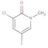 2(1H)-Pyridinone, 3-chloro-5-iodo-1-methyl-