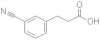 3-Cyanobenzenepropanoic acid