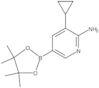 3-Cyclopropyl-5-(4,4,5,5-tetramethyl-1,3,2-dioxaborolan-2-yl)-2-pyridinamine