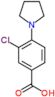 3-chloro-4-pyrrolidin-1-ylbenzoic acid