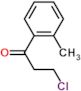 3-chloro-1-(2-methylphenyl)propan-1-one