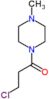 3-chloro-1-(4-methylpiperazin-1-yl)propan-1-one