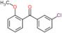 (3-chlorophenyl)-(2-methoxyphenyl)methanone