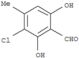 Benzaldehyde,3-chloro-2,6-dihydroxy-4-methyl-