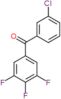 (3-chlorophenyl)(3,4,5-trifluorophenyl)methanone